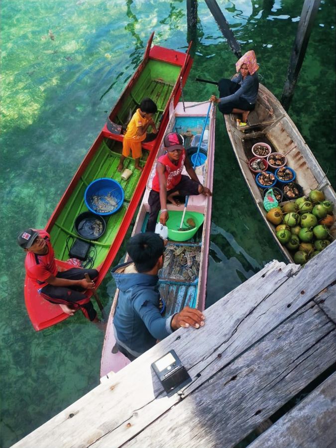Bajau Laut boats
