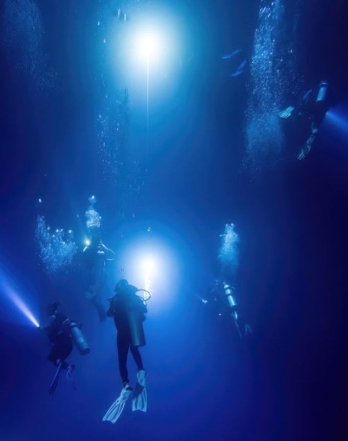 Night divers